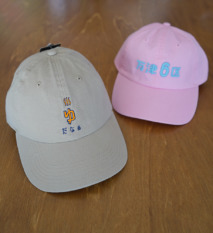 帽子刺繍(55×120mm内)